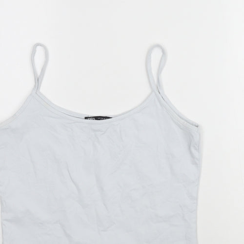Zara Womens Blue   Camisole T-Shirt Size M