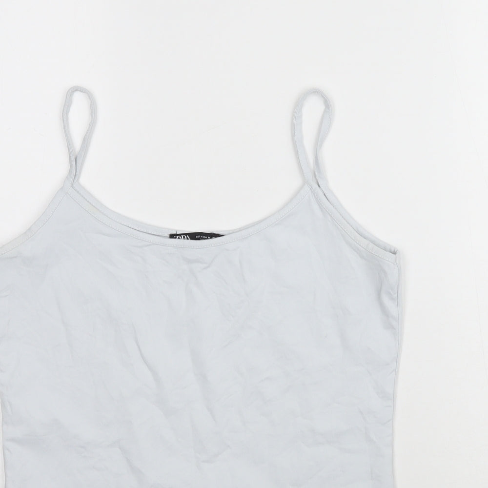 Zara Womens Blue   Camisole T-Shirt Size M