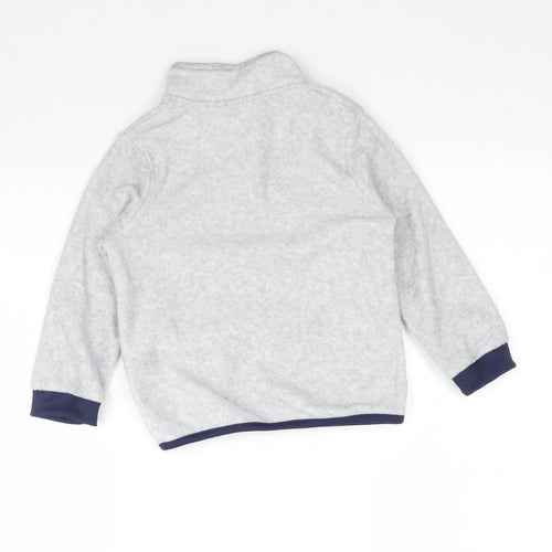George Boys Grey  Fleece Pullover Sweatshirt Size 3-4 Years  - Digger