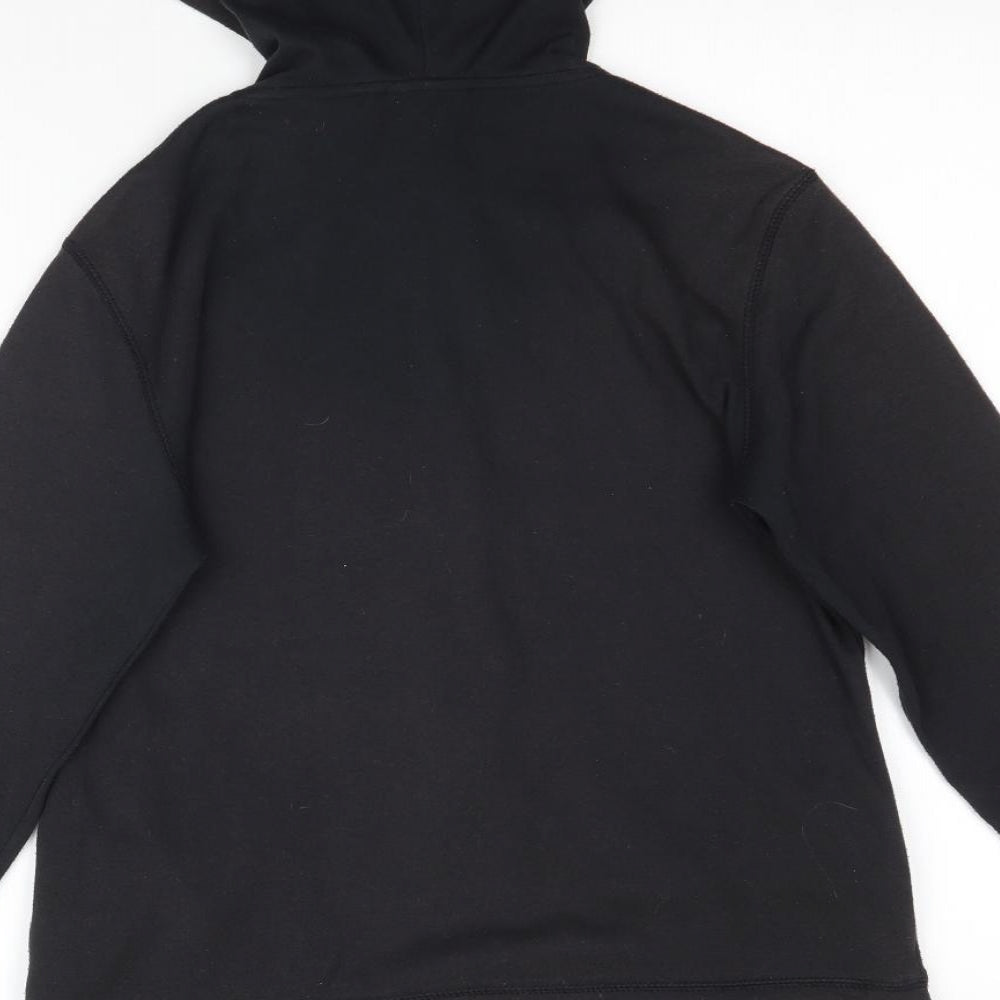 Mackays Womens Black   Full Zip Hoodie Size S