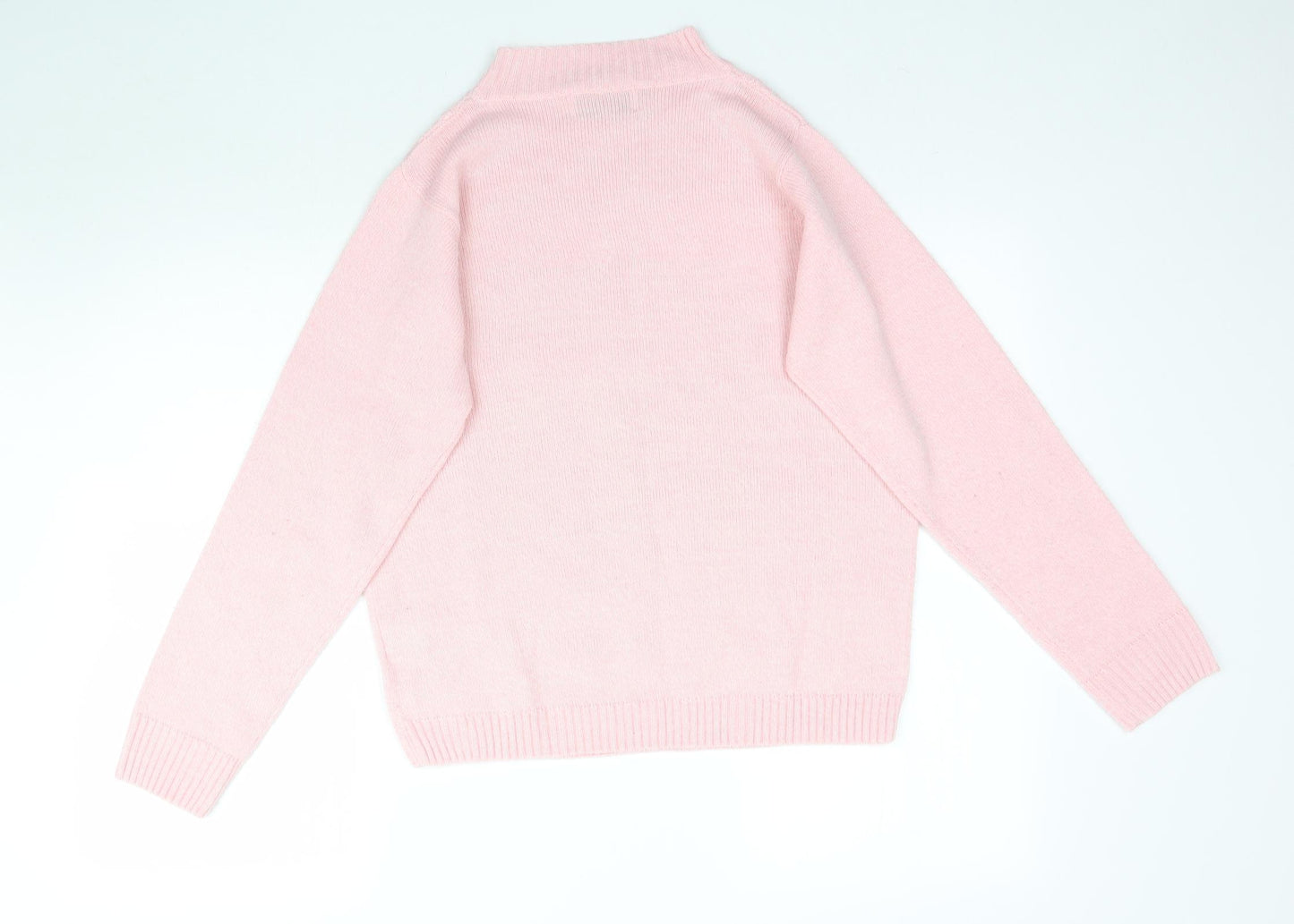 Edinburgh Woolen Mill  Womens Pink  Knit Pullover Jumper Size M