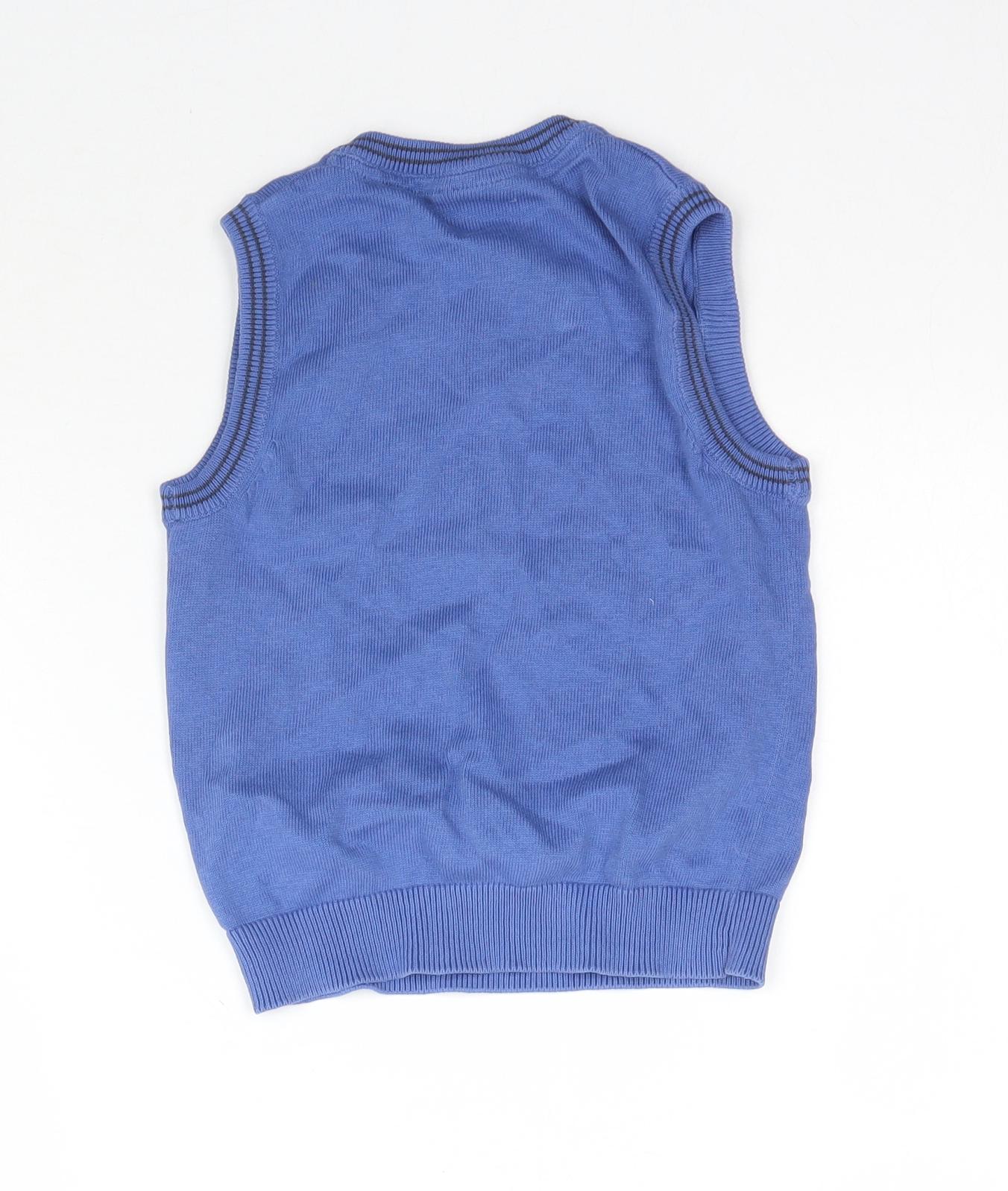 NEXT Baby Blue  Knit Vest Jumper Size 18-24 Months