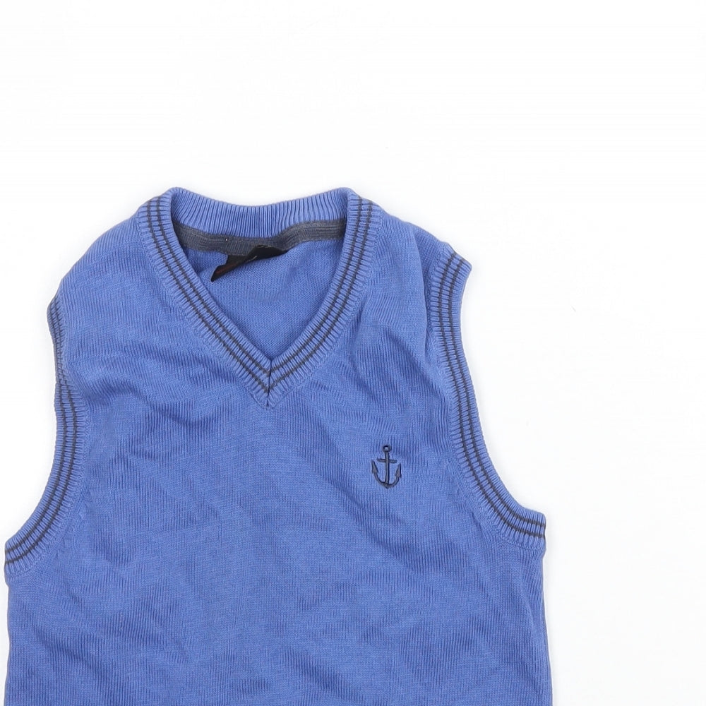 NEXT Baby Blue  Knit Vest Jumper Size 18-24 Months