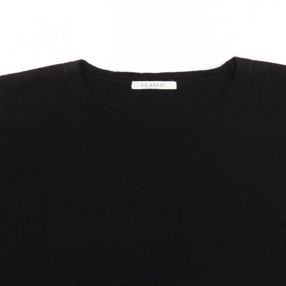 Marks and Spencer Womens Brown  Knit Basic T-Shirt Size 22