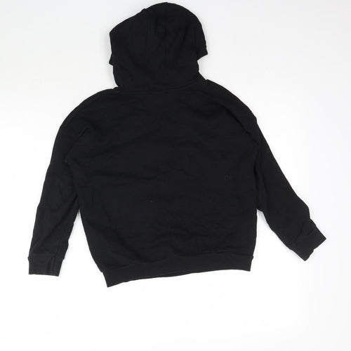 George Boys Black   Pullover Hoodie Size 6-7 Years  - Merry Christmas Minnie Mouse
