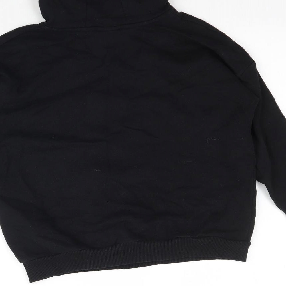 George Boys Black   Pullover Hoodie Size 6-7 Years  - Merry Christmas Minnie Mouse