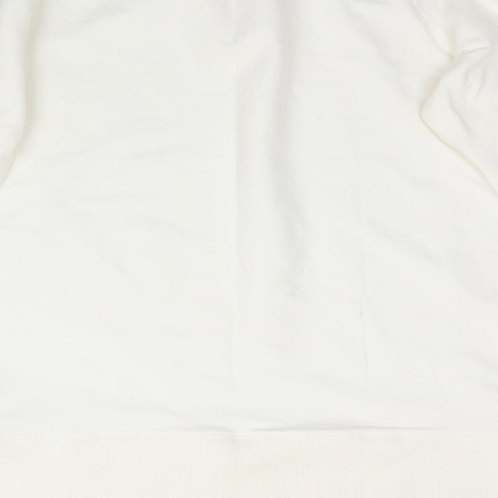 Oxylan Womens White   Pullover Sweatshirt Size XL