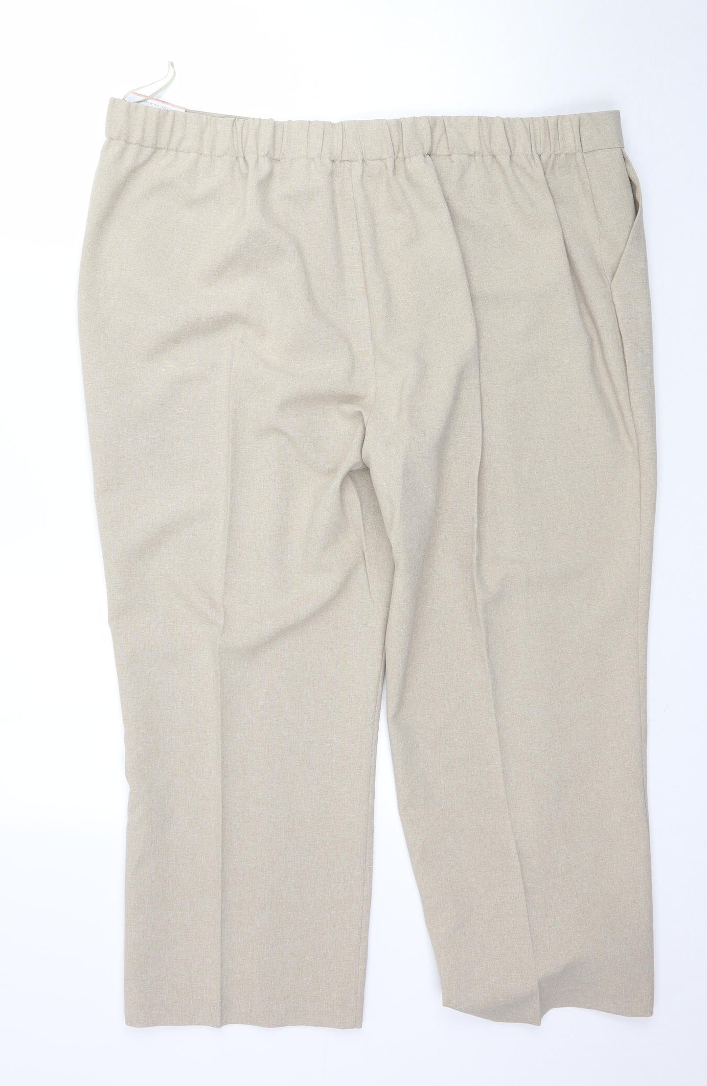 Bonmarché Womens Beige   Trousers  Size 22 L26 in