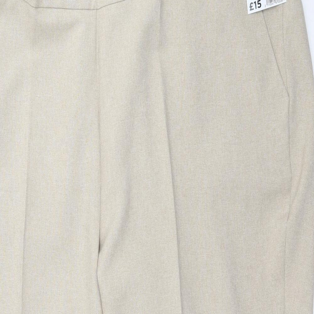Bonmarché Womens Beige   Trousers  Size 22 L26 in