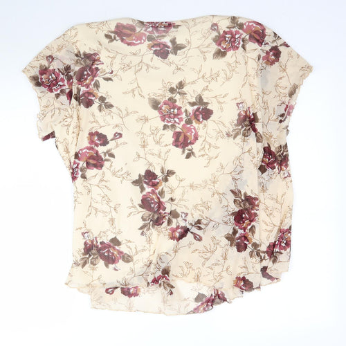 Must Womens Multicoloured Floral  Basic Blouse Size 3XL
