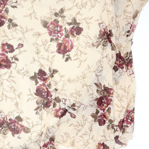 Must Womens Multicoloured Floral  Basic Blouse Size 3XL