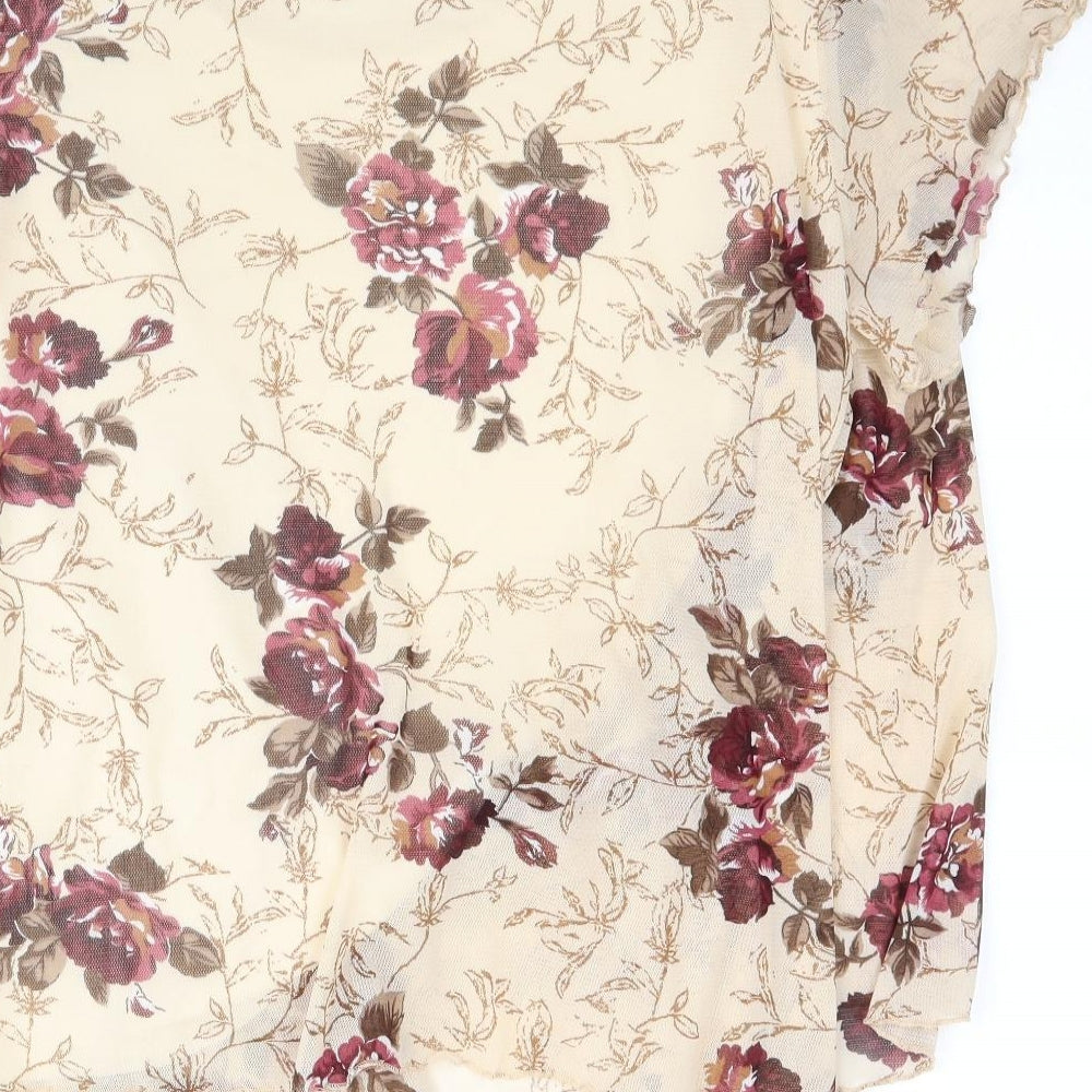 Must Womens Multicoloured Floral  Basic Blouse Size 3XL