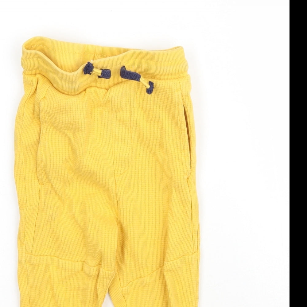 George Boys Yellow   Jogger Trousers Size 2-3 Years