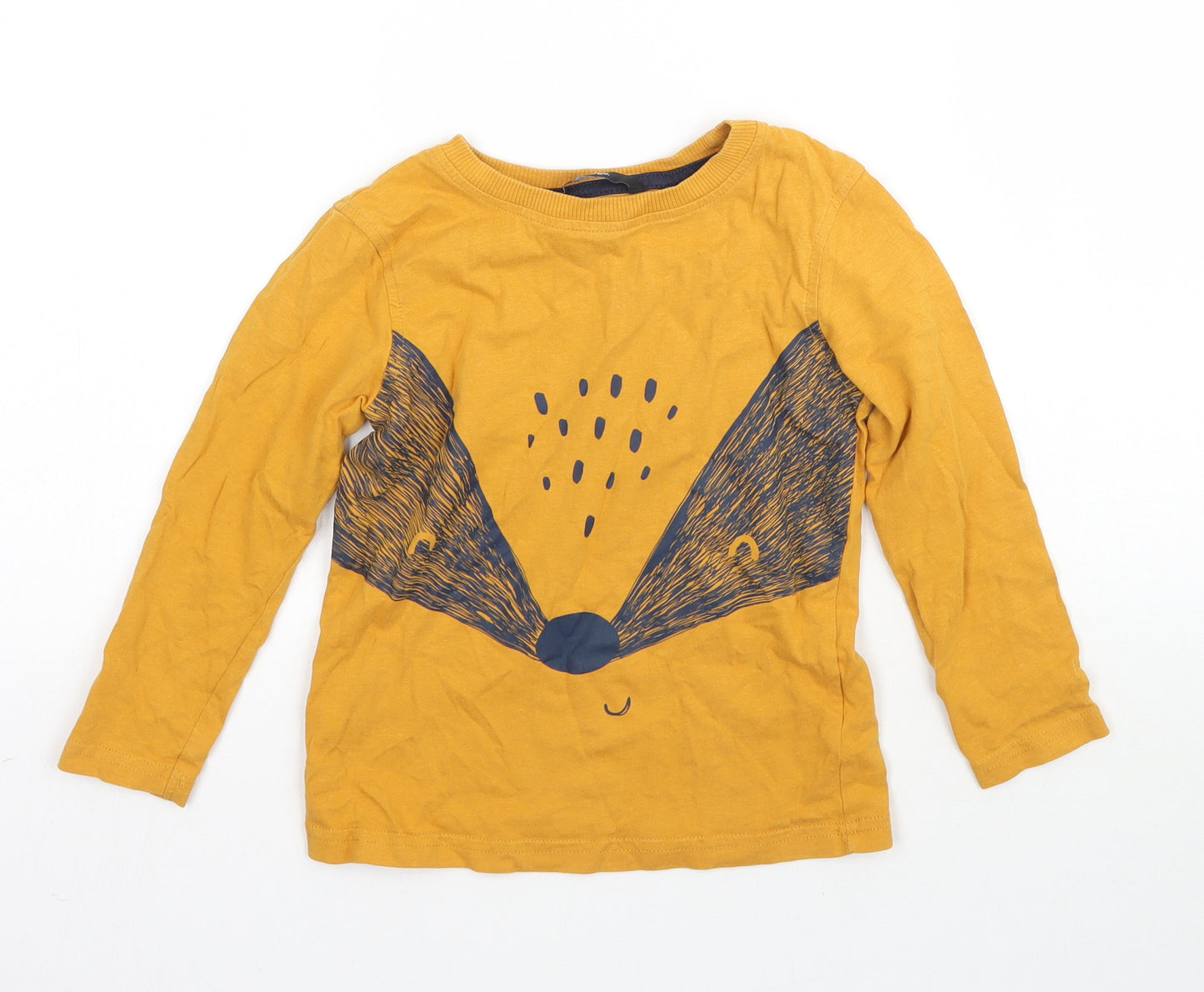 George Boys Orange   Basic T-Shirt Size 3-4 Years  - Badger