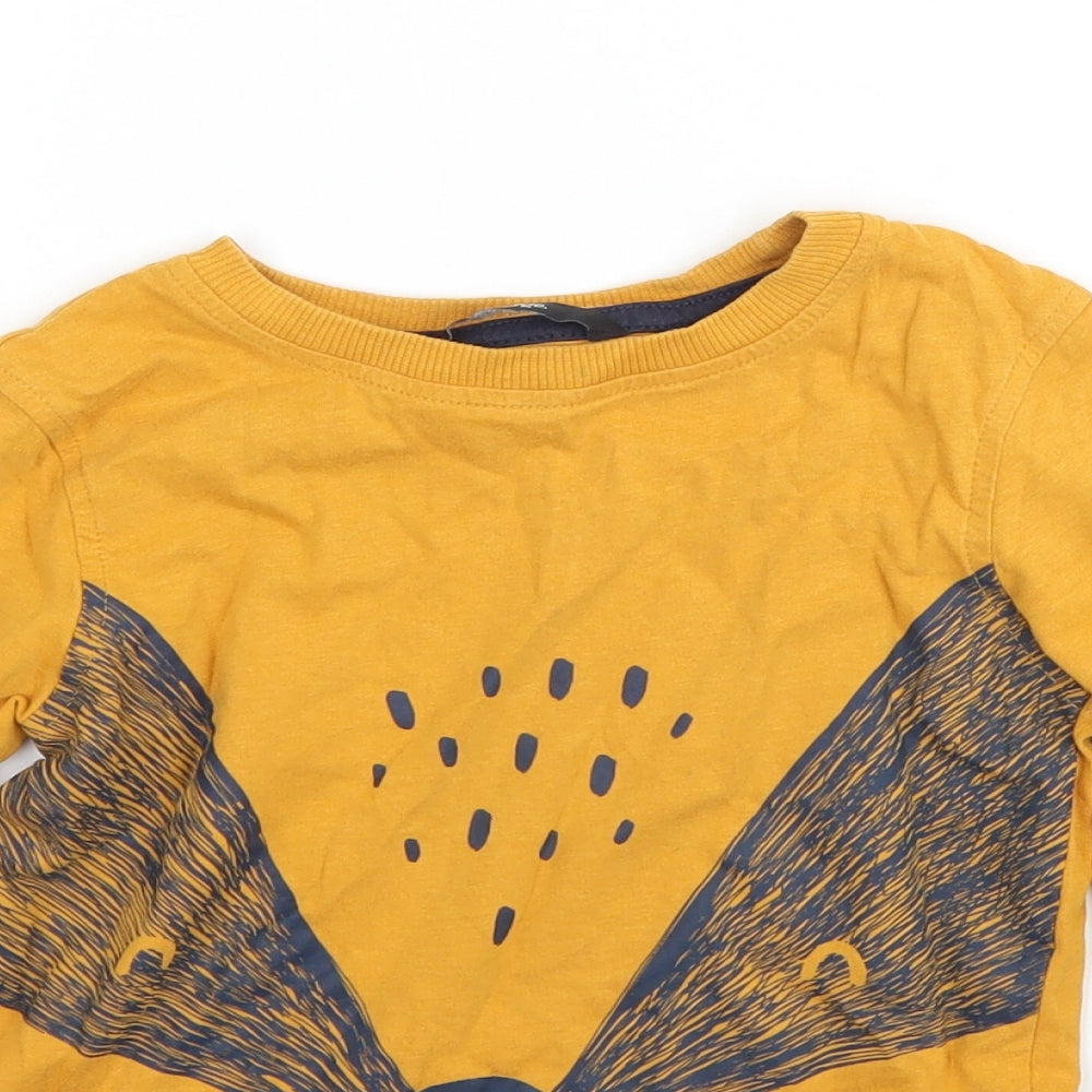 George Boys Orange   Basic T-Shirt Size 3-4 Years  - Badger