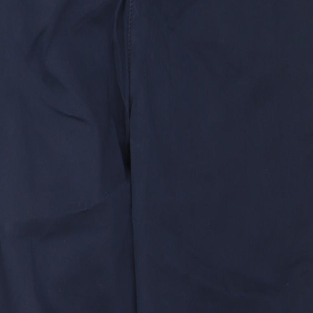 Marks and Spencer Womens Blue   Cropped Trousers Size 10 L26 in