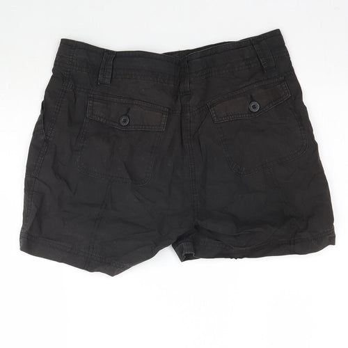Dorothy Perkins Womens Black   Cargo Shorts Size 12
