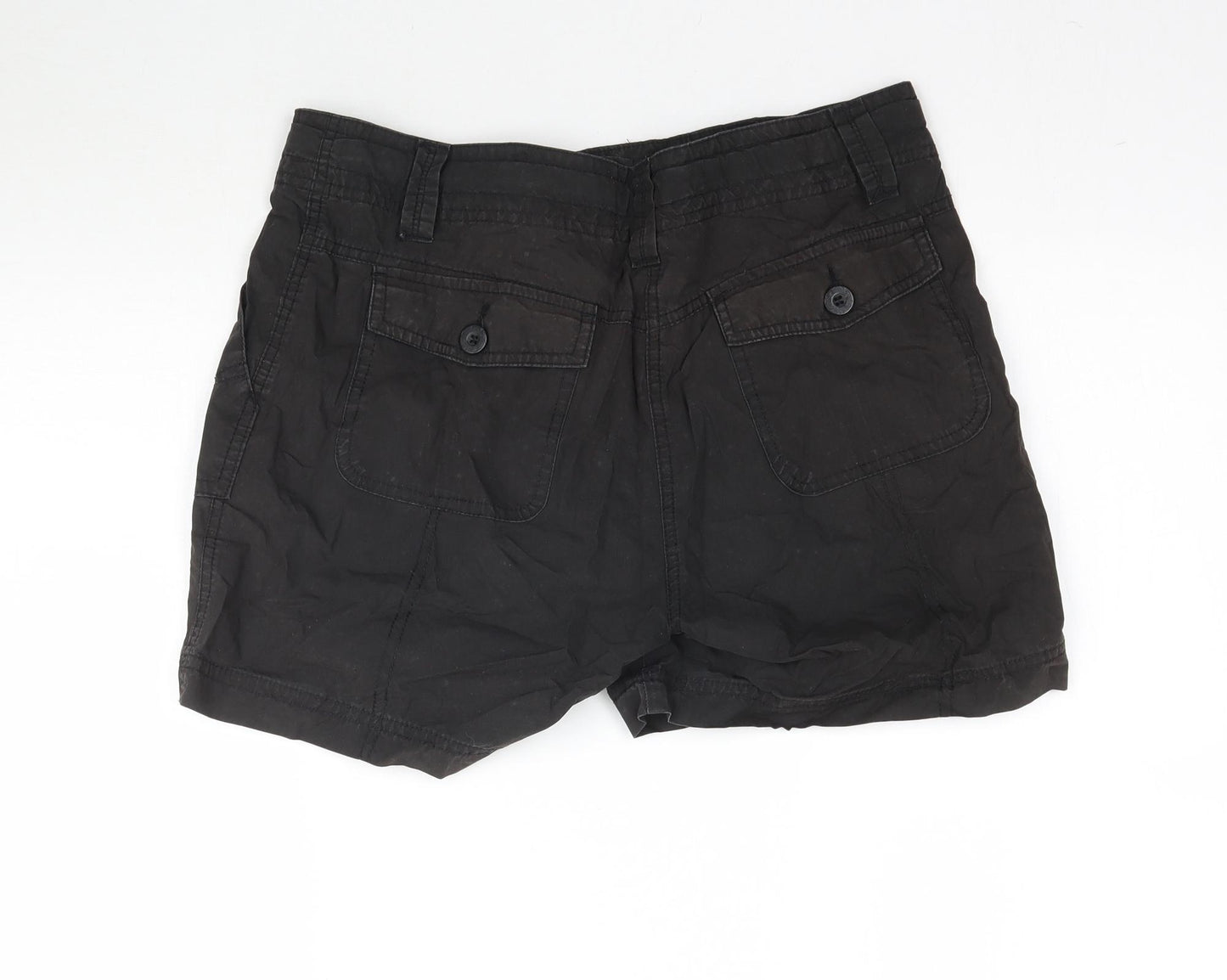 Dorothy Perkins Womens Black   Cargo Shorts Size 12