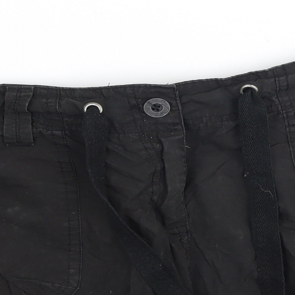 Dorothy Perkins Womens Black   Cargo Shorts Size 12