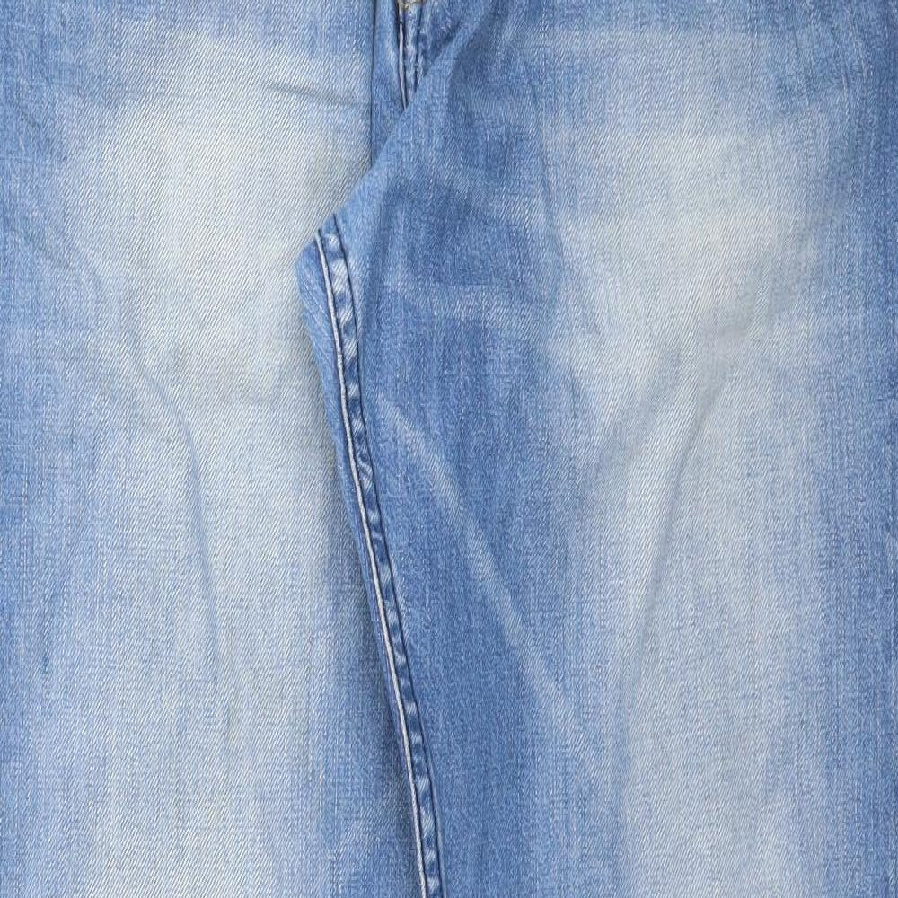 Vol Jeans Mens Blue  Denim Straight Jeans Size 34 L34 in