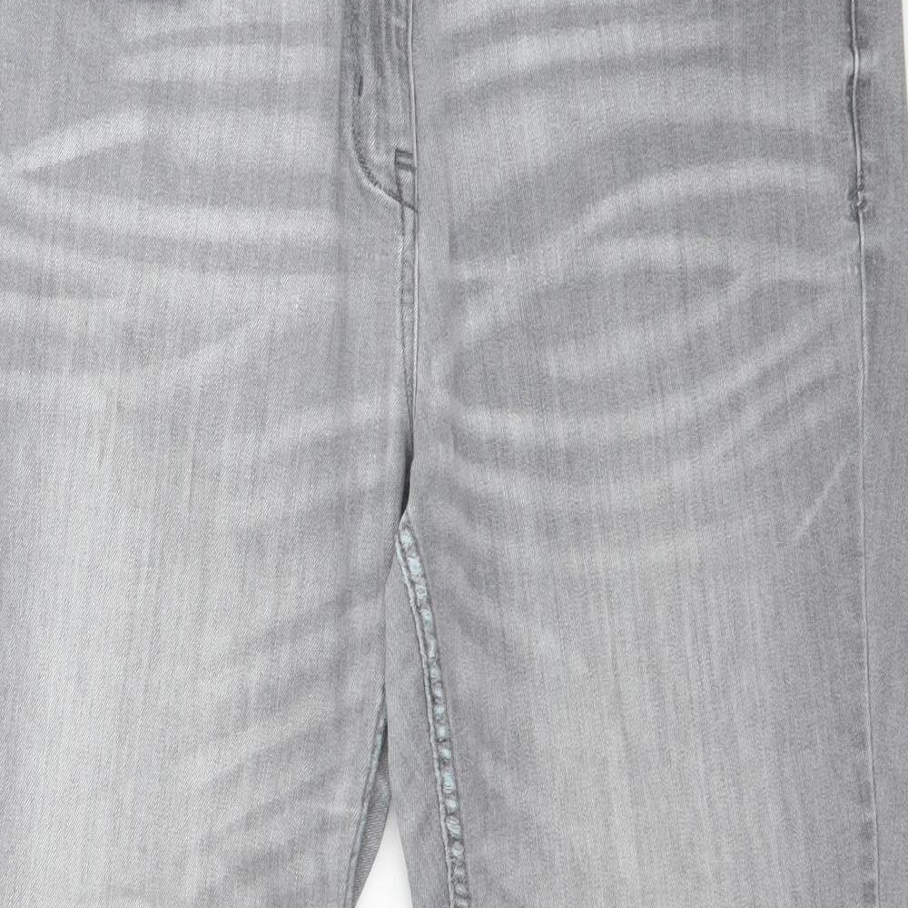 NEXT Womens Grey  Denim Skinny Jeans Size 16 L29 in