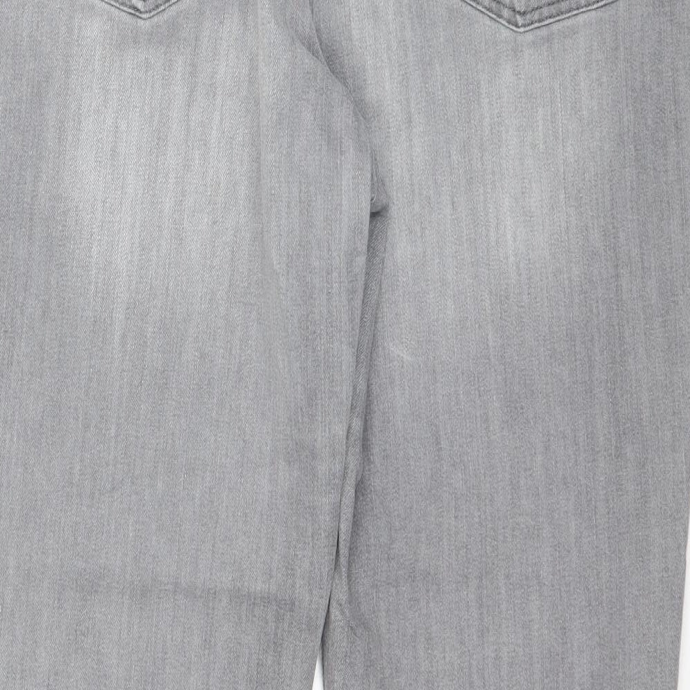 NEXT Womens Grey  Denim Skinny Jeans Size 16 L29 in