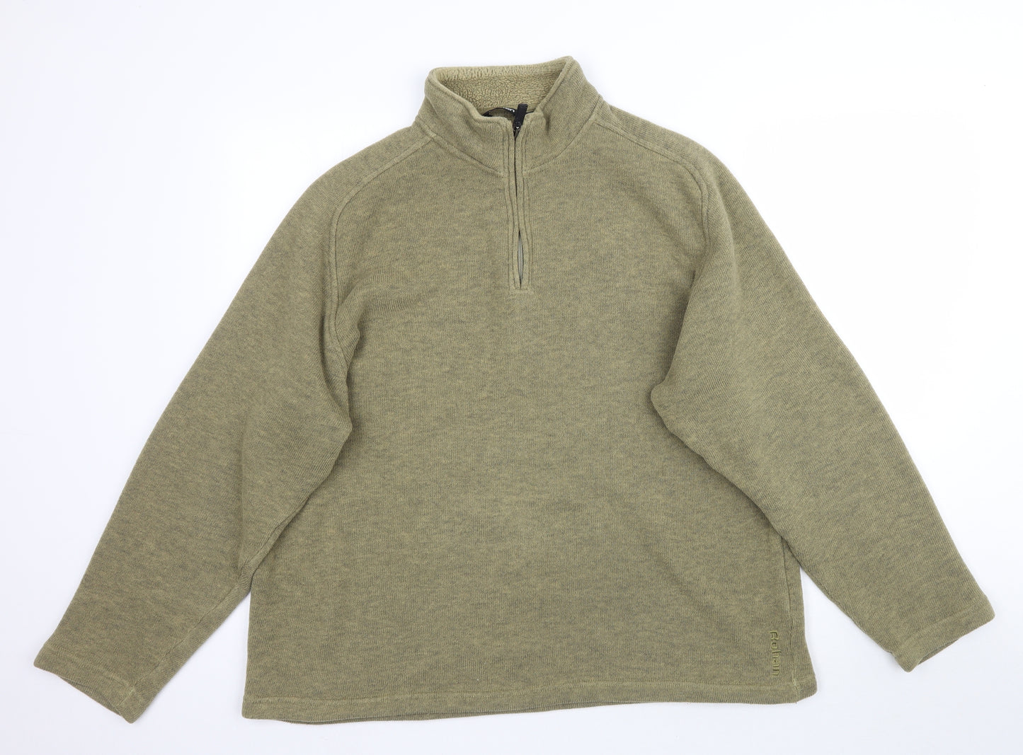 Rohan Mens Green  Knit Pullover Sweatshirt Size XL