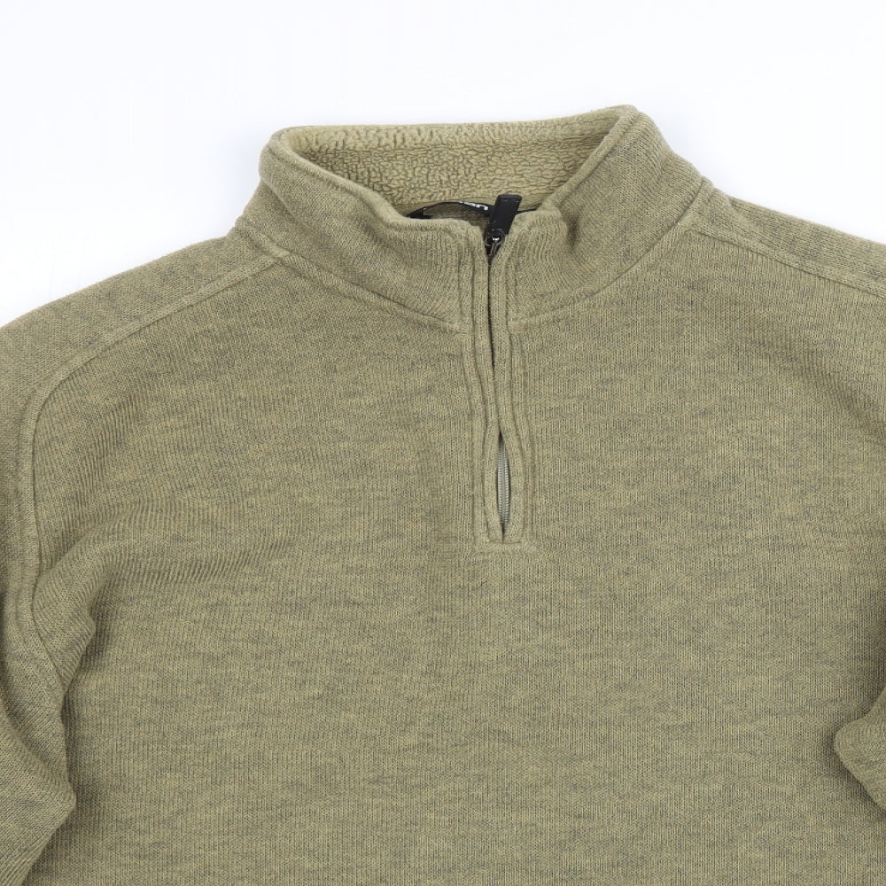 Rohan Mens Green  Knit Pullover Sweatshirt Size XL