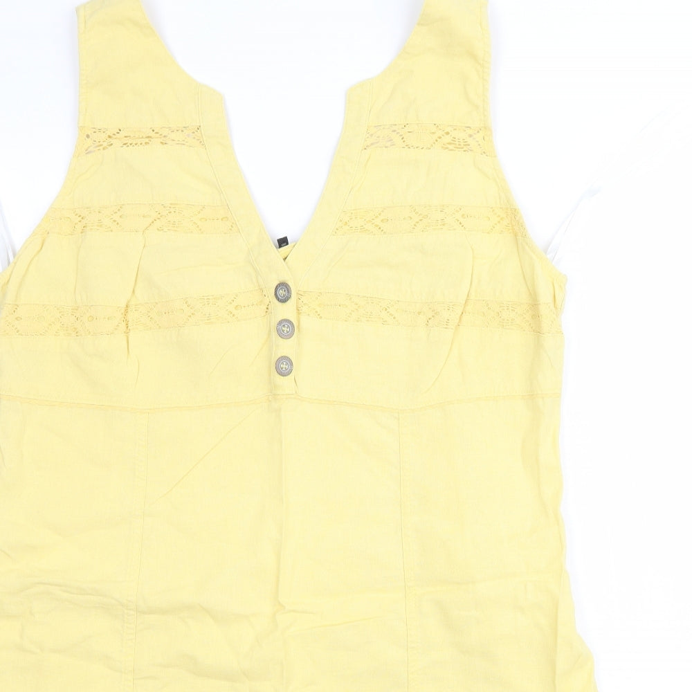 NEXT Womens Yellow   Basic Tank Size 18