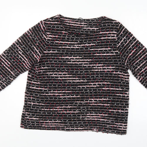 M&Co Womens Multicoloured Striped  Pullover Jumper Size 18
