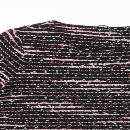 M&Co Womens Multicoloured Striped  Pullover Jumper Size 18