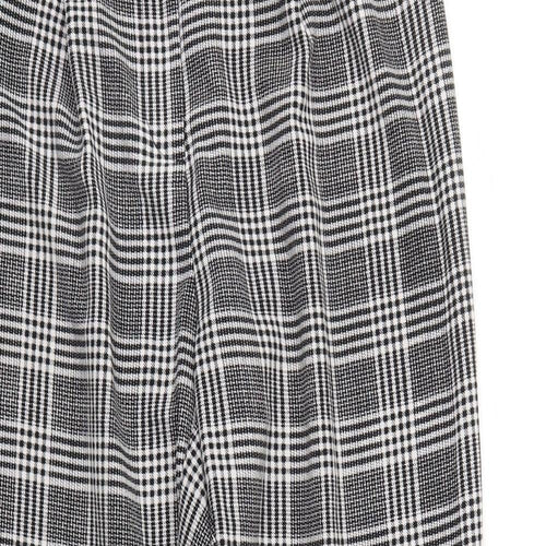 Divided Womens Grey Check  Trousers  Size 10 L26 in