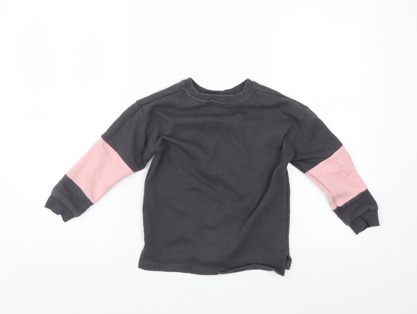Primark Girls Grey   Pullover Sweatshirt Size 5-6 Years