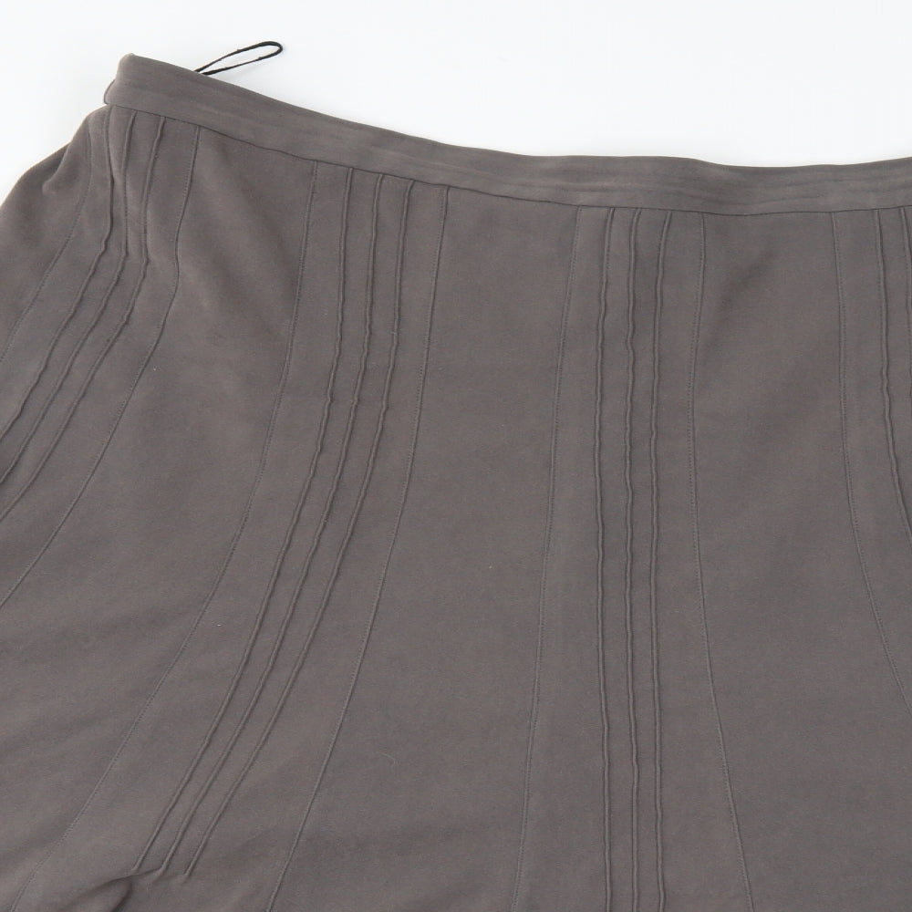 Joanna Hope Womens Grey   Trumpet Skirt Size 26