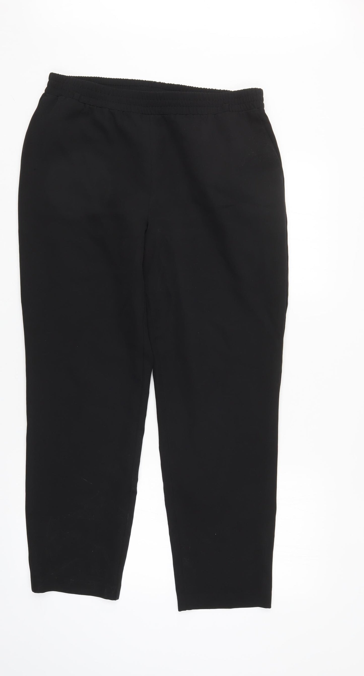 George Womens Black   Trousers  Size 14 L27 in