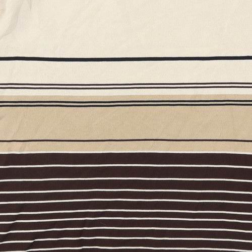 Bonmarché Womens Multicoloured Striped  Jersey Blouse Size XL