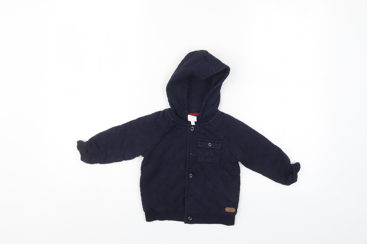 Jasper Conran Boys Blue   Basic Coat Coat Size 12-18 Months