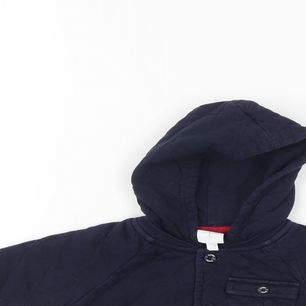 Jasper Conran Boys Blue   Basic Coat Coat Size 12-18 Months