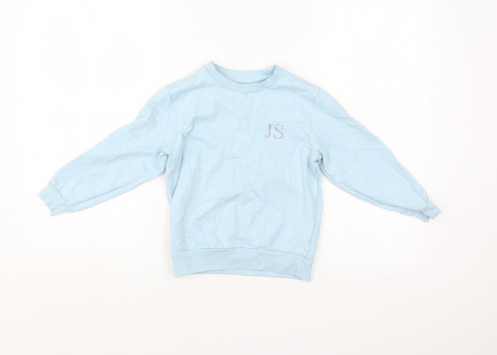 Studio Girls Blue   Pullover Sweatshirt Size 5-6 Years