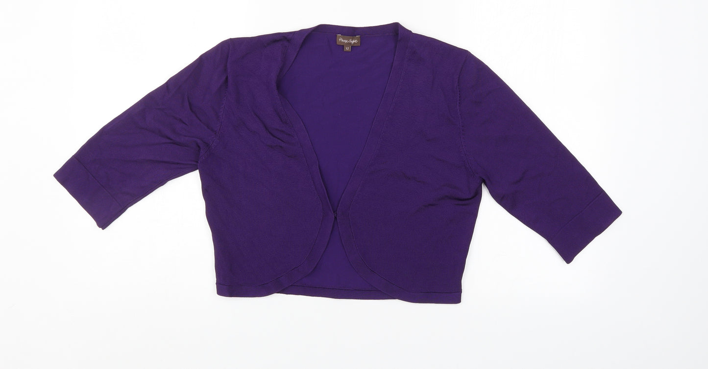 phaze 8 Womens Purple   Shrug Jumper Size 12