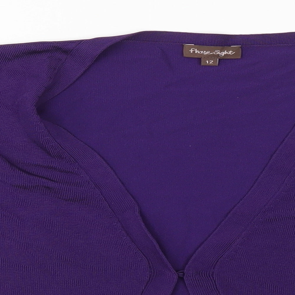 phaze 8 Womens Purple   Shrug Jumper Size 12