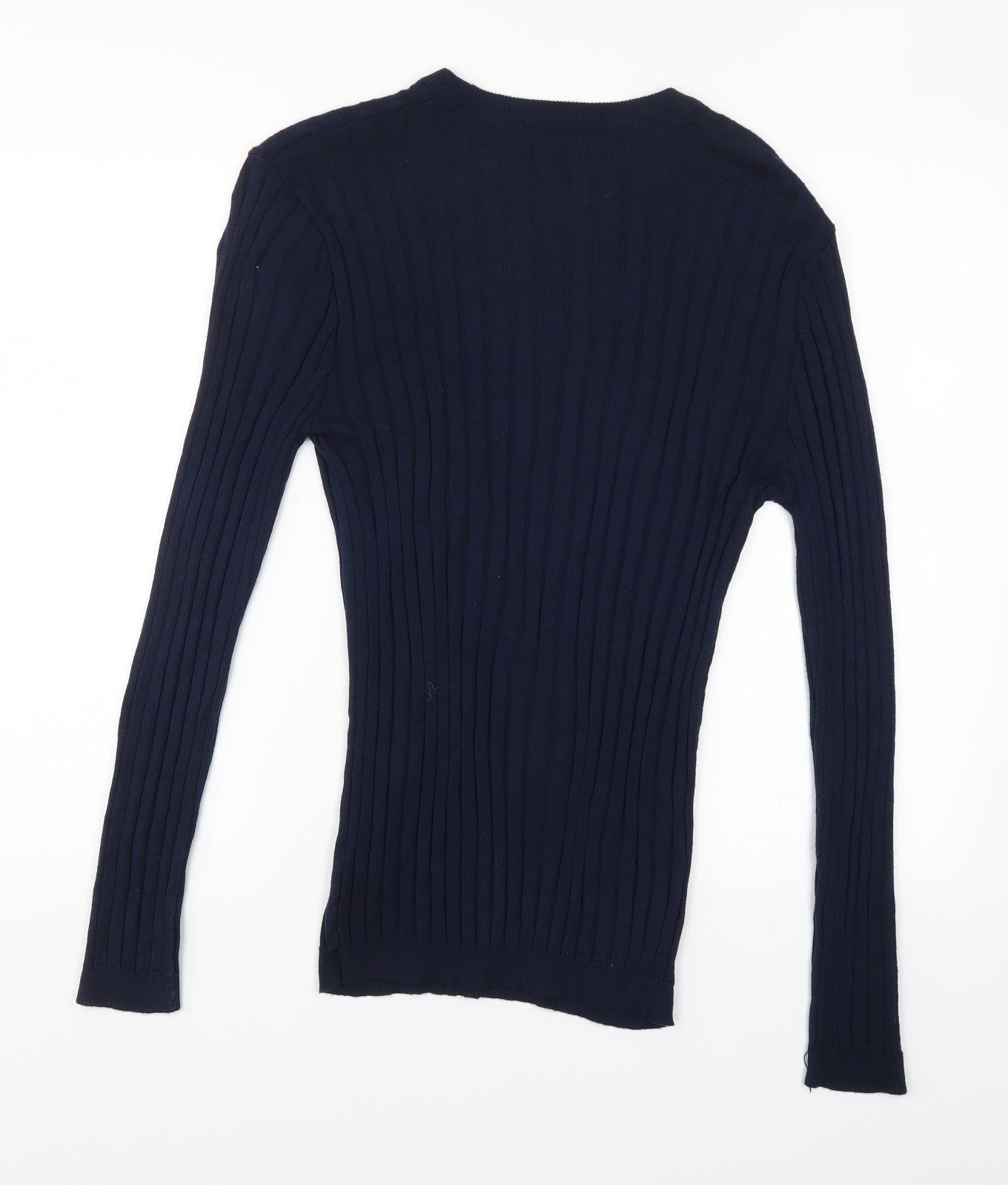 River Island Womens Blue Striped  Pullover Jumper Size M