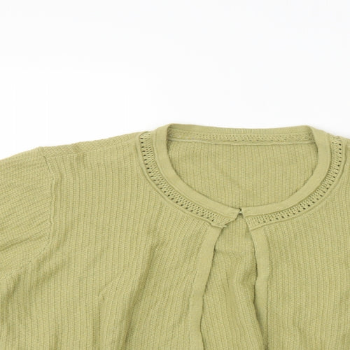 Preworn Womens Green   Shrug Jumper