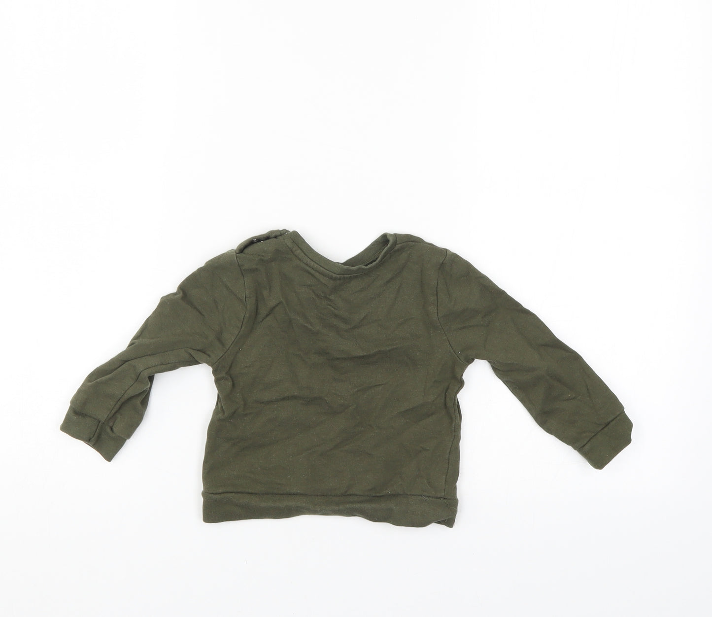 Pep & co Boys Green   Pullover Jumper Size 9-12 Months