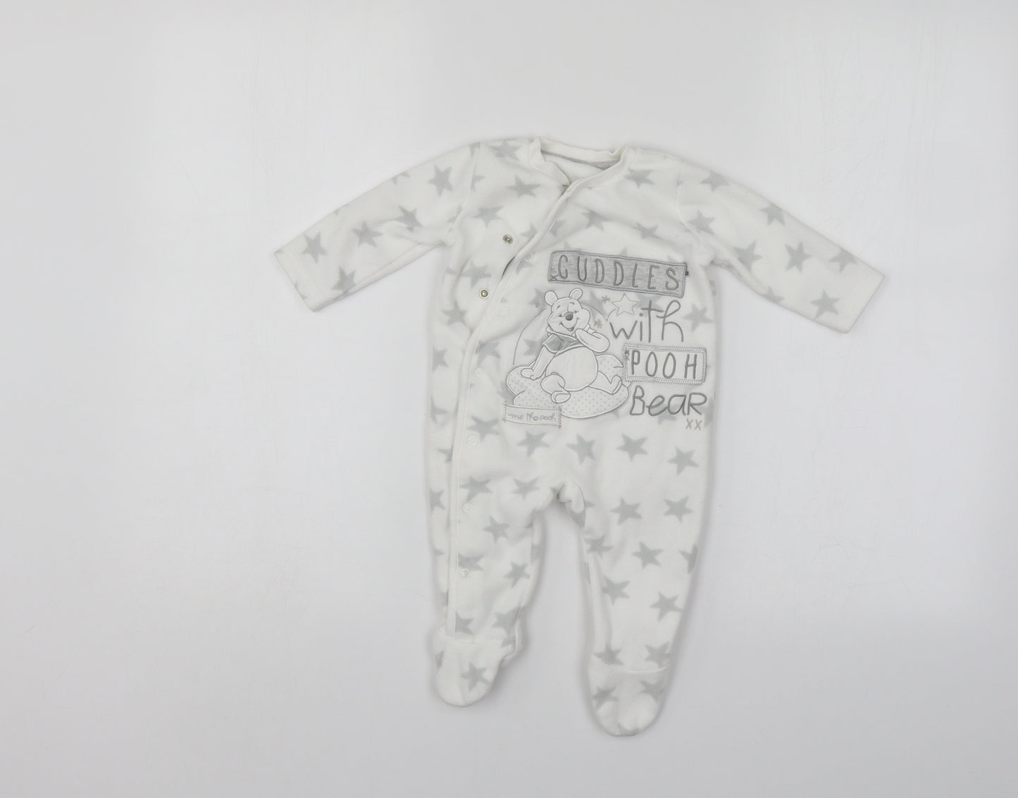 Disney Boys White   Babygrow One-Piece Size 3-6 Months