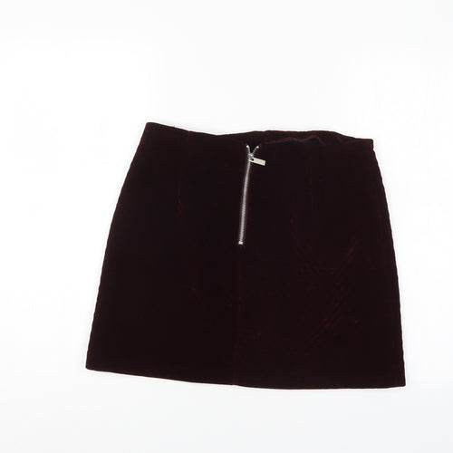 New Look Womens Purple   A-Line Skirt Size 12