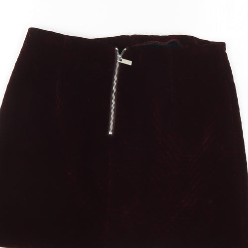 New Look Womens Purple   A-Line Skirt Size 12