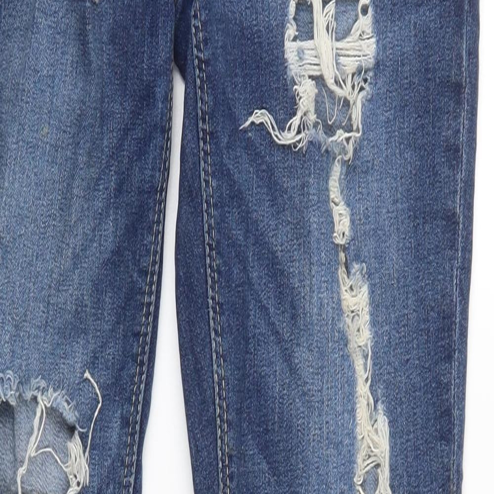 Denim Co Womens Blue  Denim Tapered Jeans Size 10 L29 in