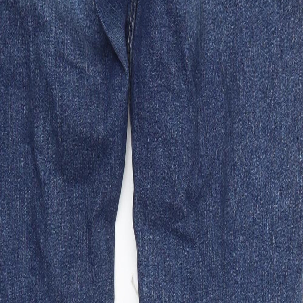 Denim Co Womens Blue  Denim Tapered Jeans Size 10 L29 in