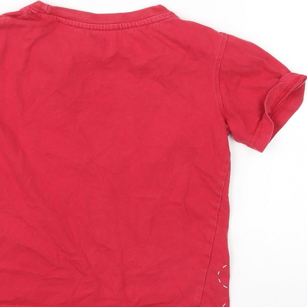 Mountain Warehouse Girls Red   Basic T-Shirt Size 5-6 Years